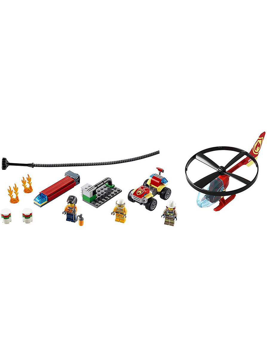 Lego City Intervención Del Helicóptero De Bomberos 2