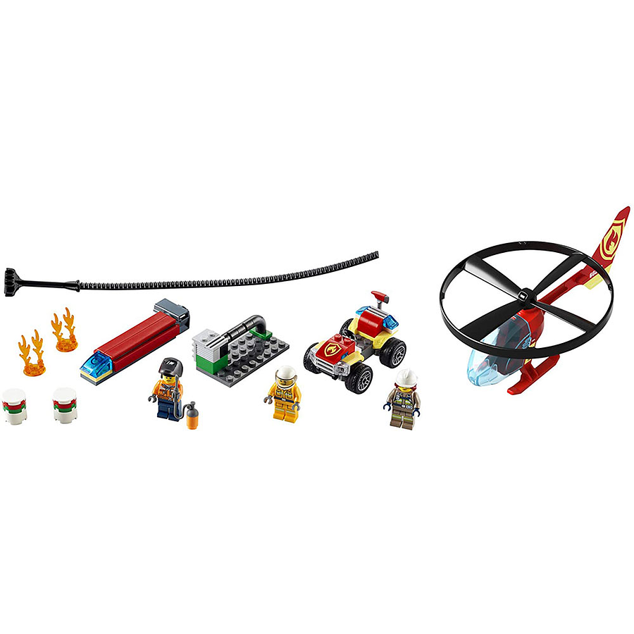 Lego City Intervención Del Helicóptero De Bomberos 2