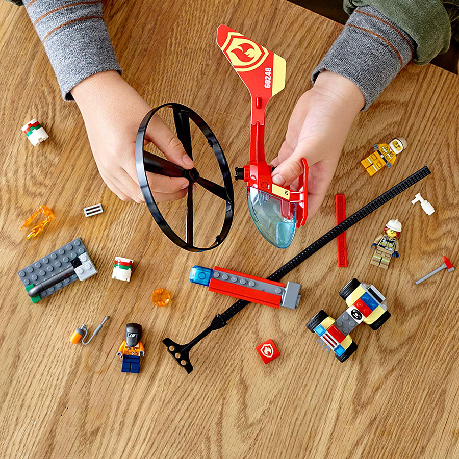 Lego City Intervención Del Helicóptero De Bomberos 3