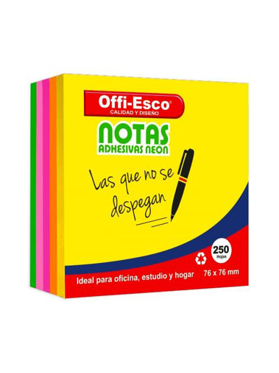 Notas adhesivas 76x76  1