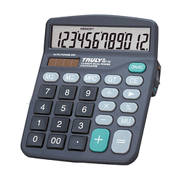 Calculadora truly 12 dígitos 