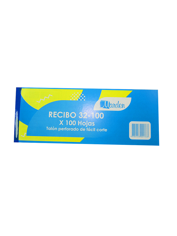 Recibo Con Talón 32-100 1
