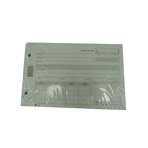 Recibo De Caja 22X50 CC.