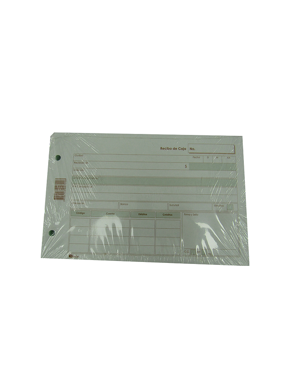 Recibo De Caja 22X50 CC. 1