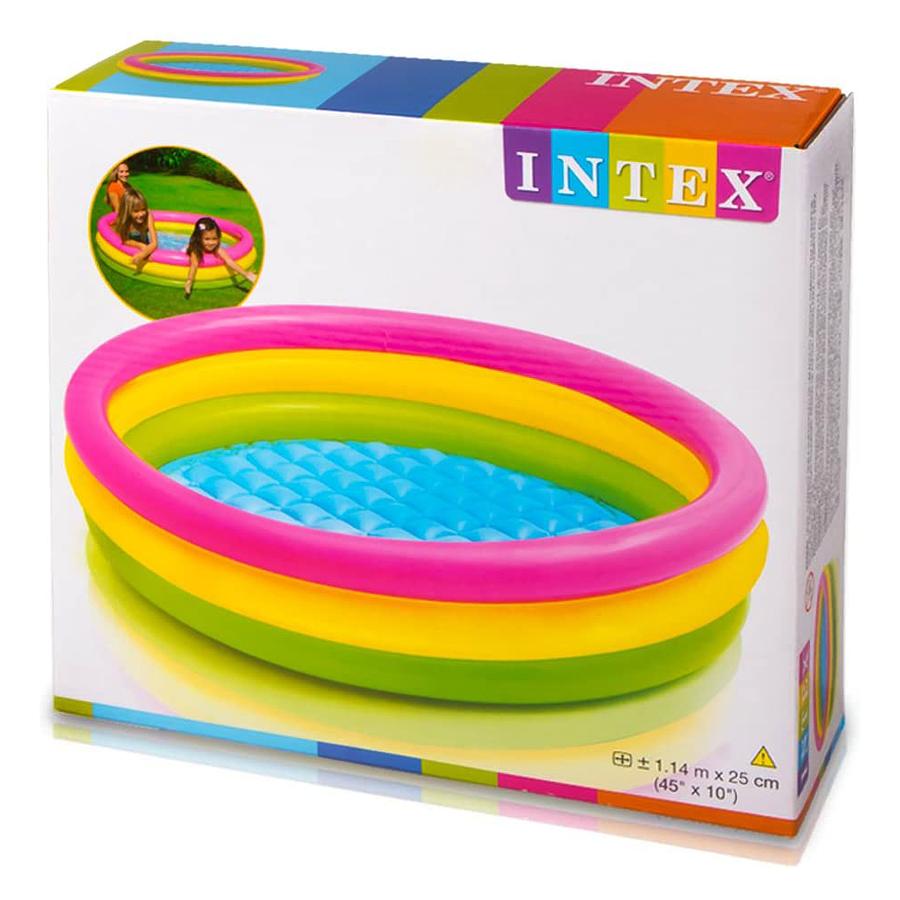 Piscina Inflable Tres Anillos 114  X 25 cm 4