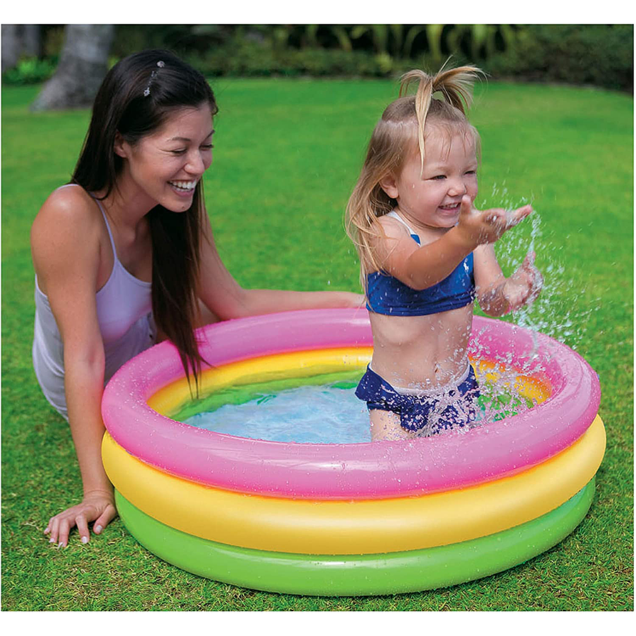 Piscina Inflable Tres Anillos 86 Cm X 25 Cm 2