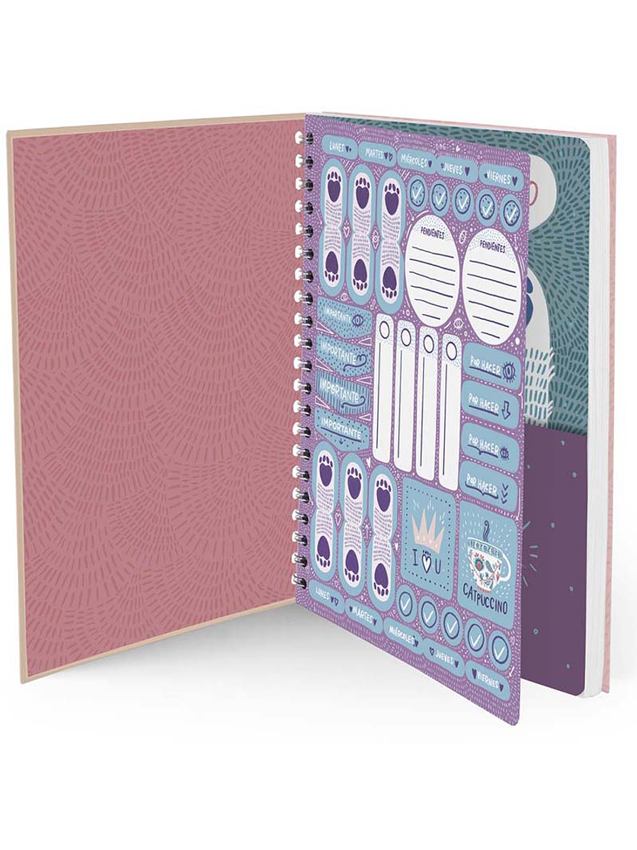 Cuaderno Catedrático Pasta Dura Huellitas 80 Hojas 6