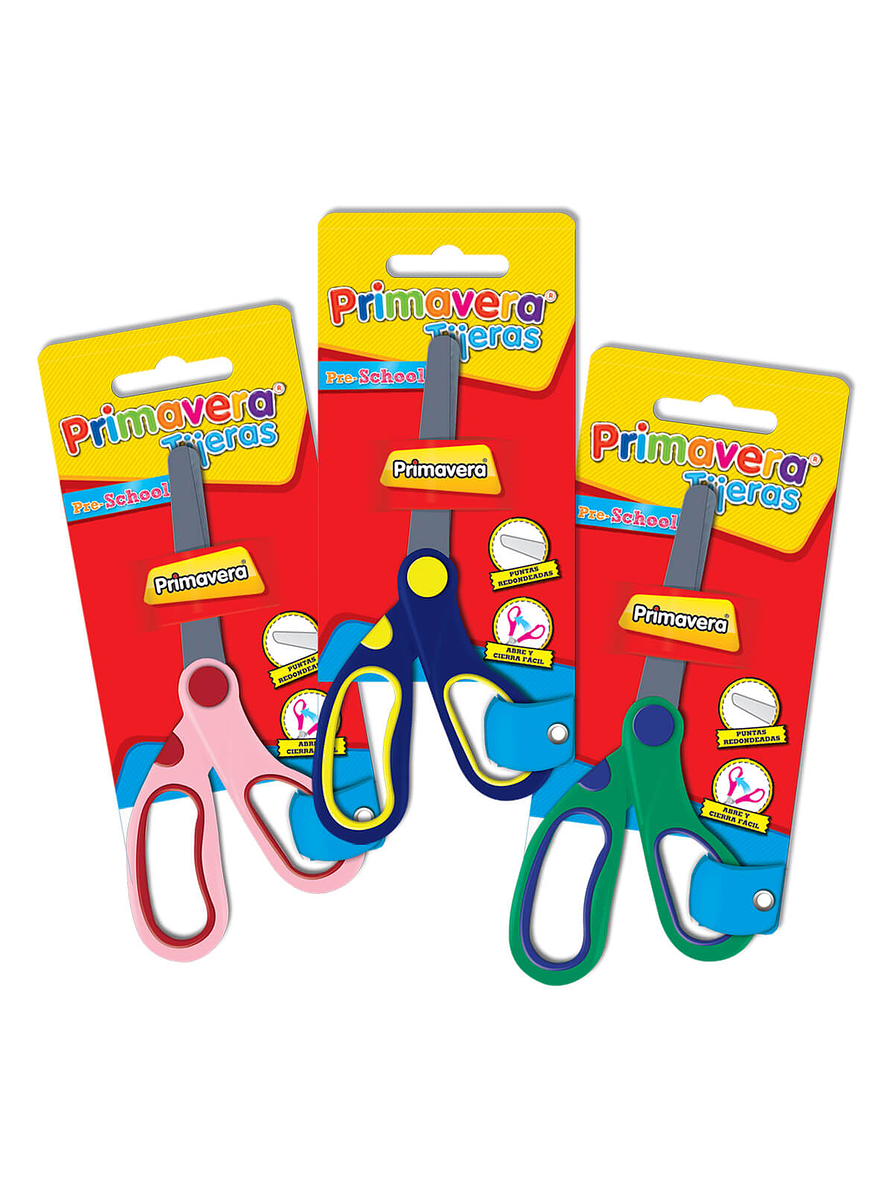 Tijera Infantil Primavera Pre-School Punta Roma  1