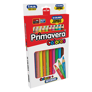 Colores Primavera Jumbo x 12 Unidades