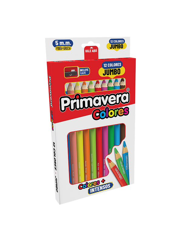 Colores Primavera Jumbo x 12 Unidades 1