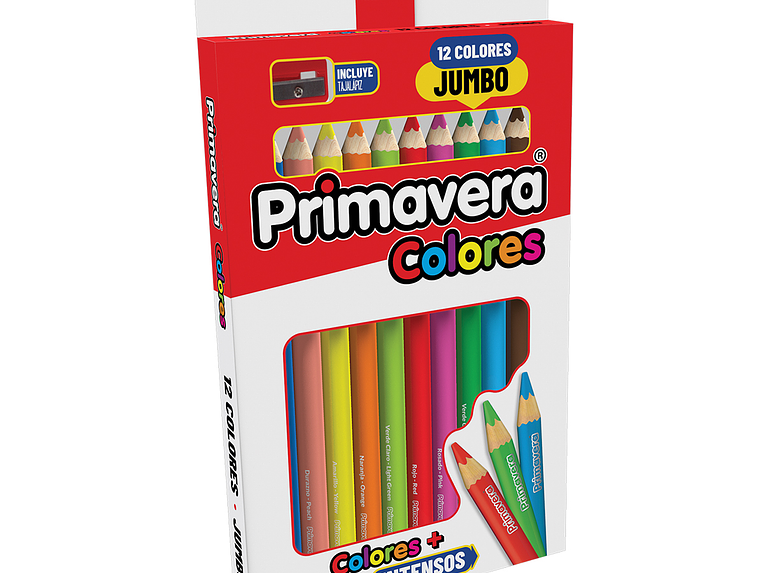 Colores Primavera Jumbo x 12 Unidades