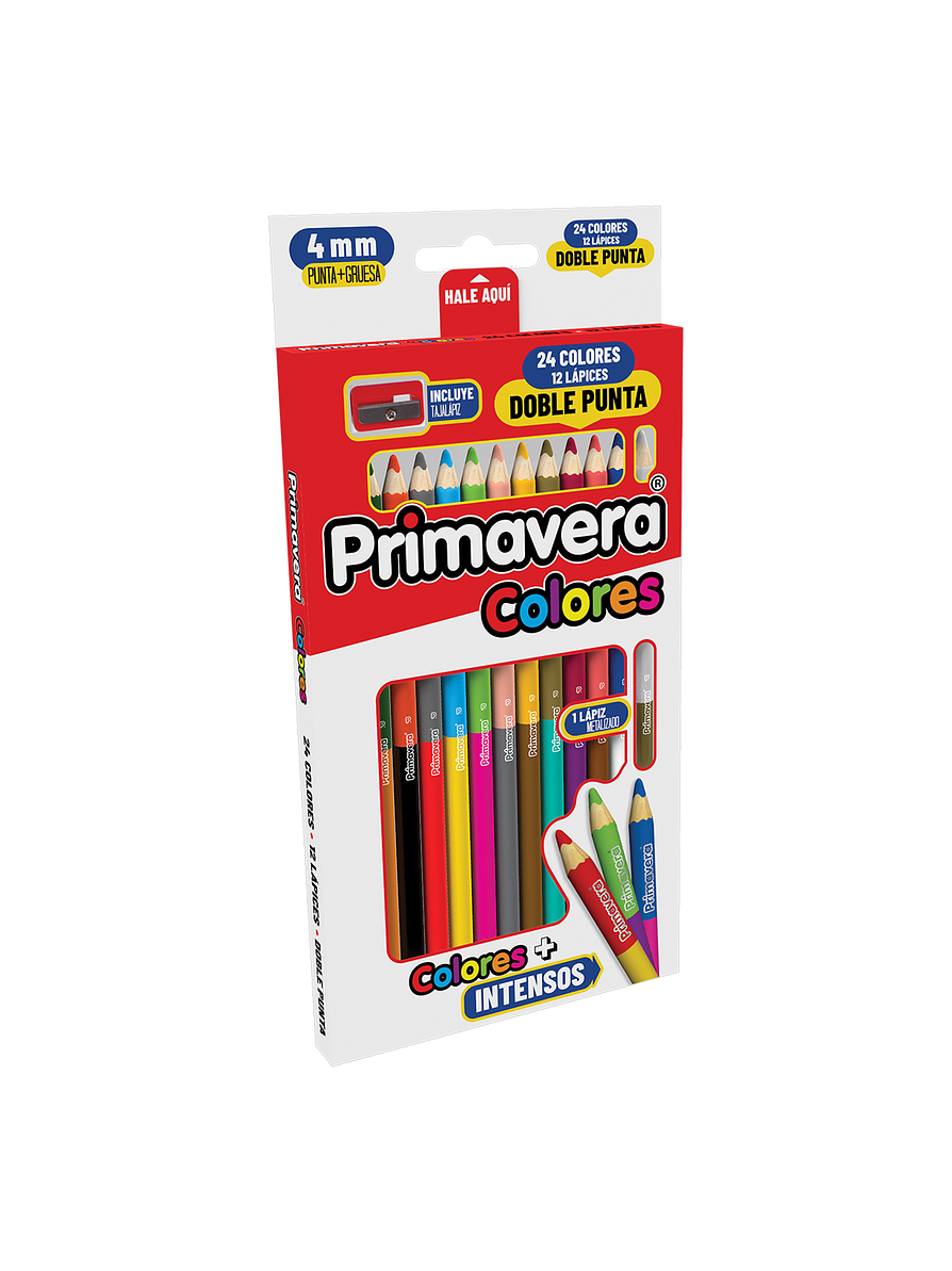 Colores Primavera Doble Punta x 12 Unidades 1