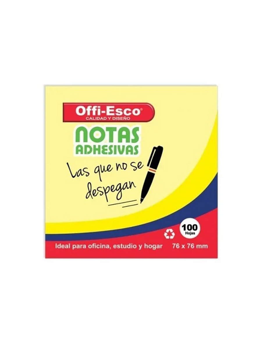 Notas Adhesivas 4 Colores X 100 Unidades 1