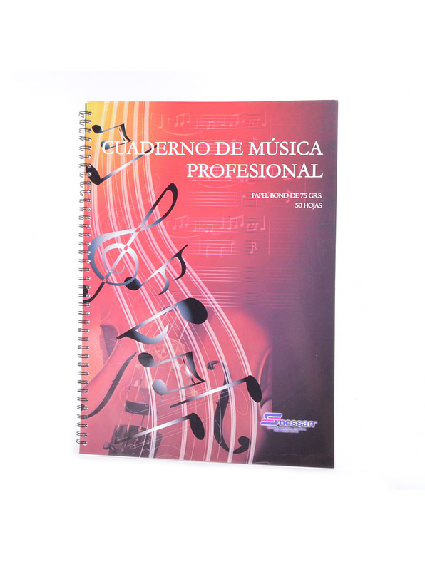 Cuaderno De Musica Grande Argollado  1