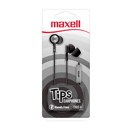 Audífono Maxell In-Tips Stereo Buds con Microfono