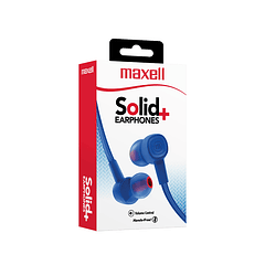 Audífonos Solid + Sin-8 Con Micrófono Azul