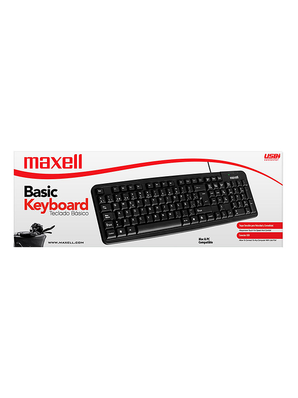 Teclado Maxell Alámbrico Kb-90 Básico 1