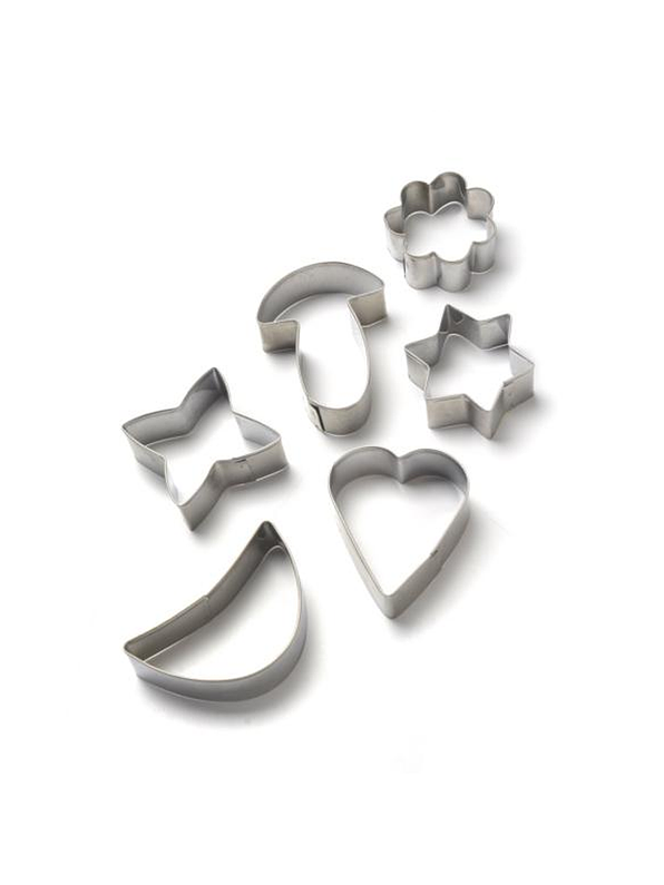 Molde De Galletas X 6 Unidades Acero Inoxidable 1