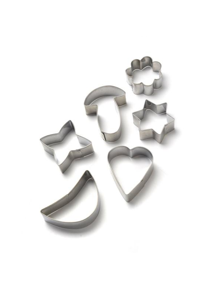 Molde De Galletas X 6 Unidades Acero Inoxidable 1