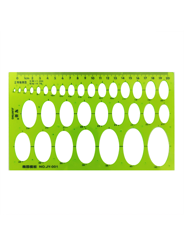 Regla Óvalos 20 Cm  1