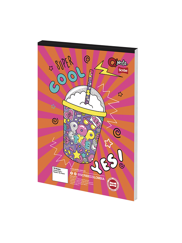 Block Tamaño Carta Q´Nota Femenino  2