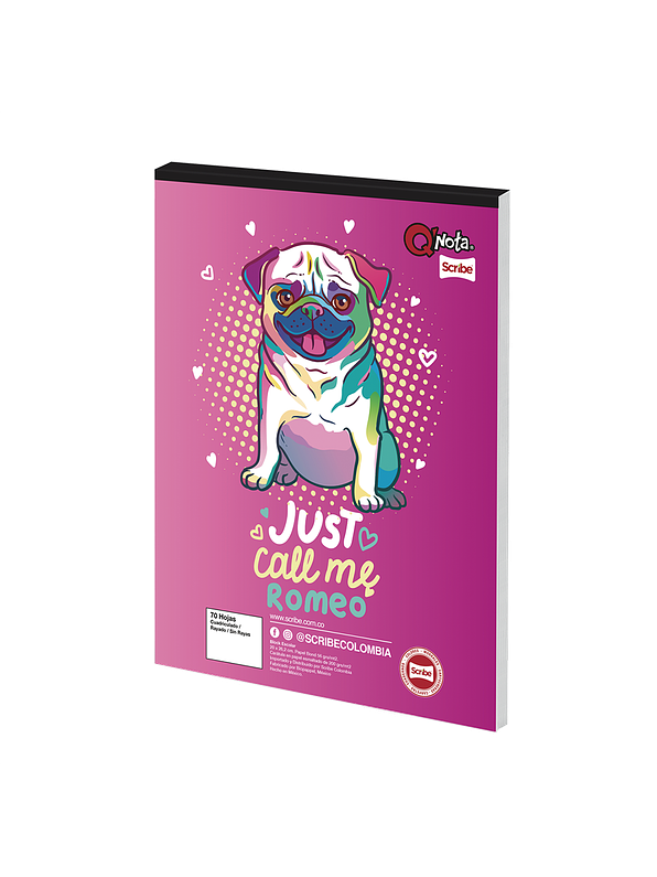 Block Tamaño Carta Q´Nota Femenino  1