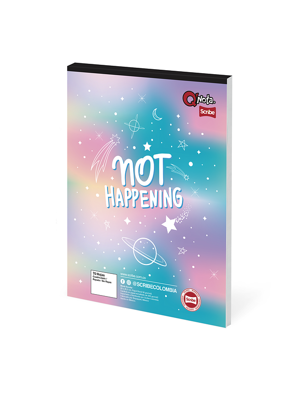 Block Tamaño Carta Q´Nota Femenino  4