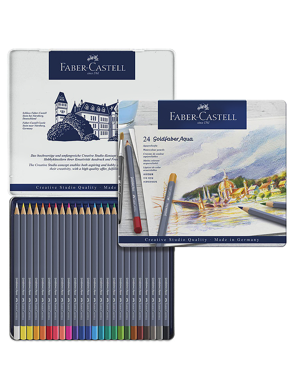 Colores Faber-Castell Gold Aqua x 24 Unidades 1