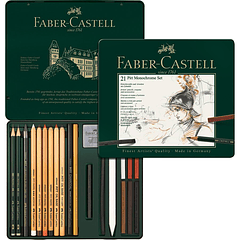 Juego Pitt Set Mediano Faber-Castell x 21 Piezas 