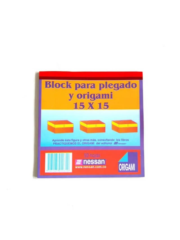 Block Origami 50 Hojas 15 x 15  1