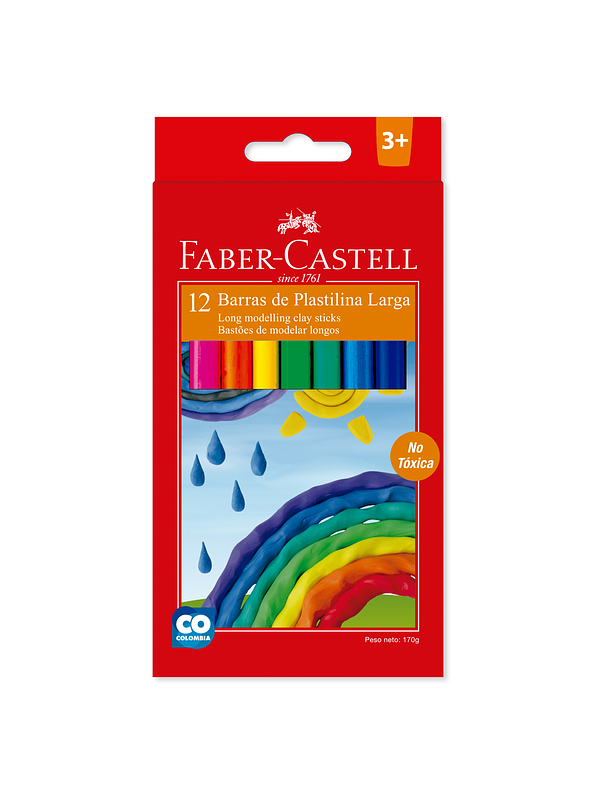Plastilina Faber-Castell Larga x 12  1