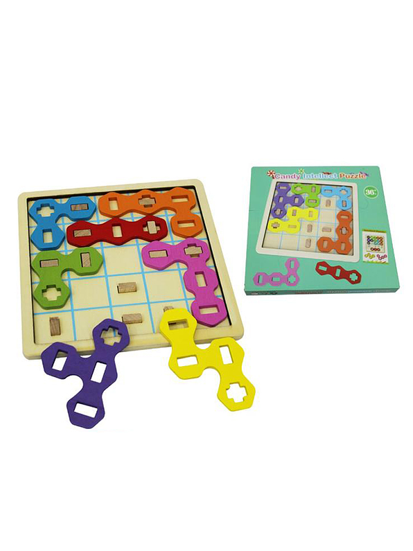  Rompecabezas En Madera Lógico 7 Piezas 1