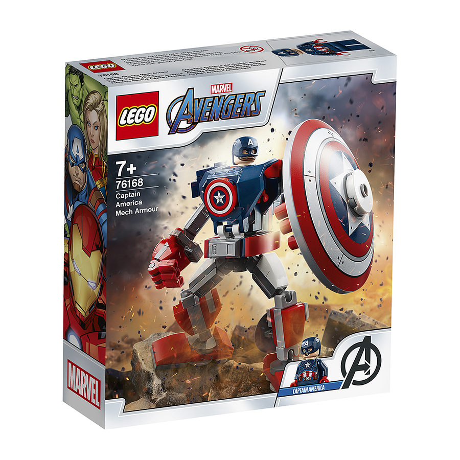 Lego Marvel Vengadores Armadura Robótica Del Capitán América 1