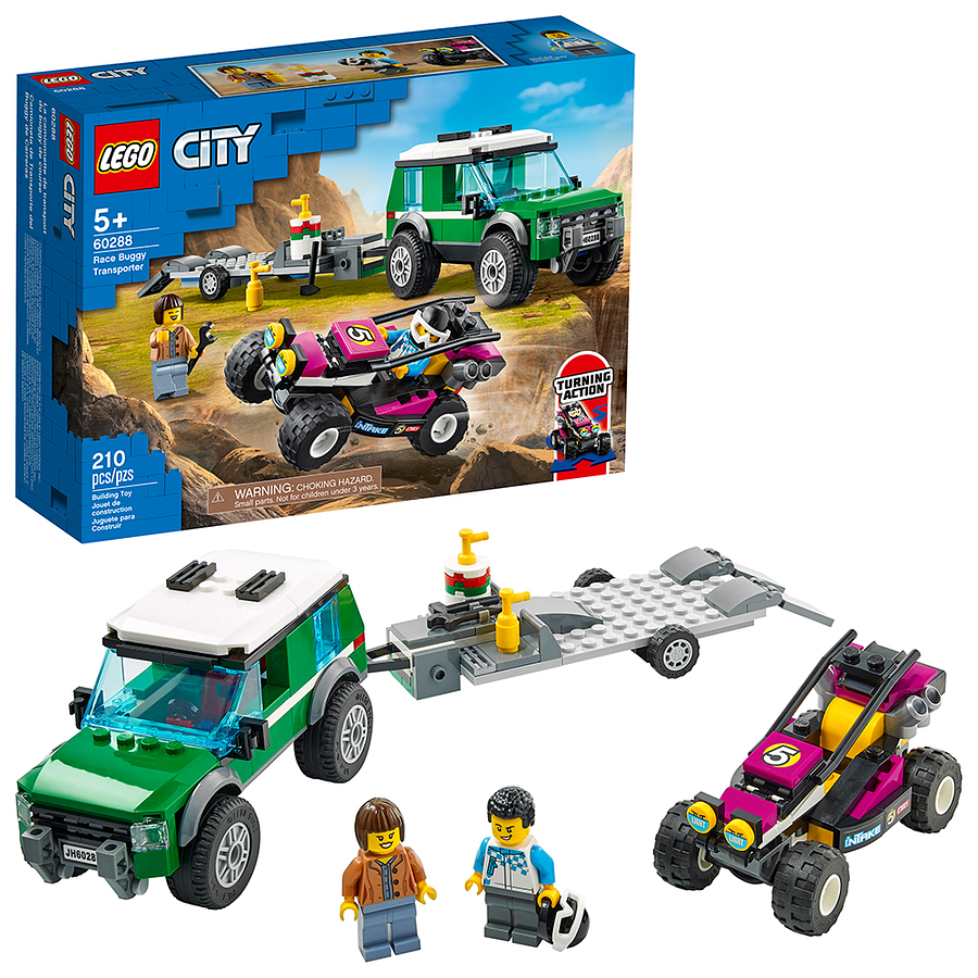 Lego City Furgoneta De Transporte Del Buggy De Carreras 2