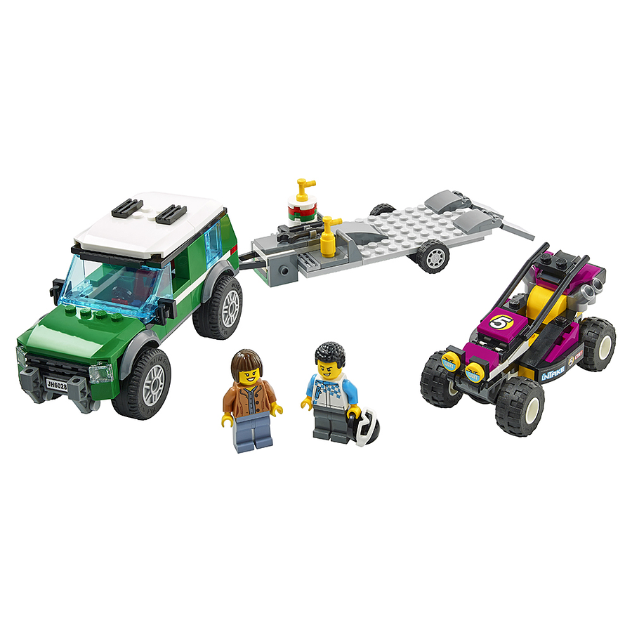 Lego City Furgoneta De Transporte Del Buggy De Carreras 3