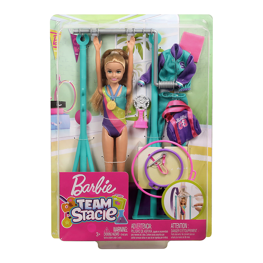 Barbie Set de Juego de Gimnasia 1