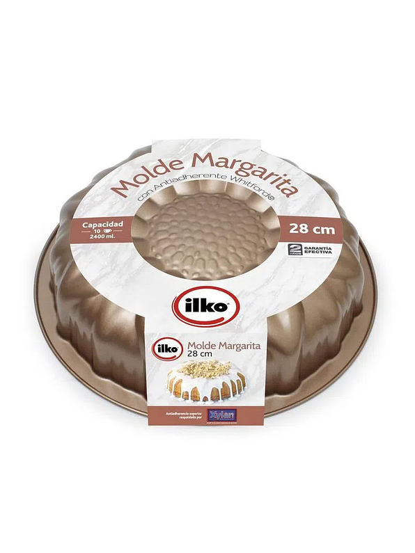 Molde Ilko Margarita Antiadherente 28 Cm Cobre 1