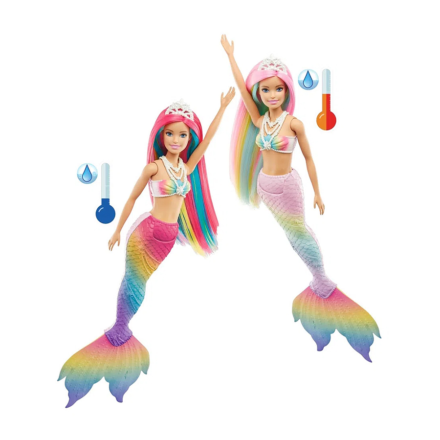 Barbie Sirena Arcoíris Mágico 1