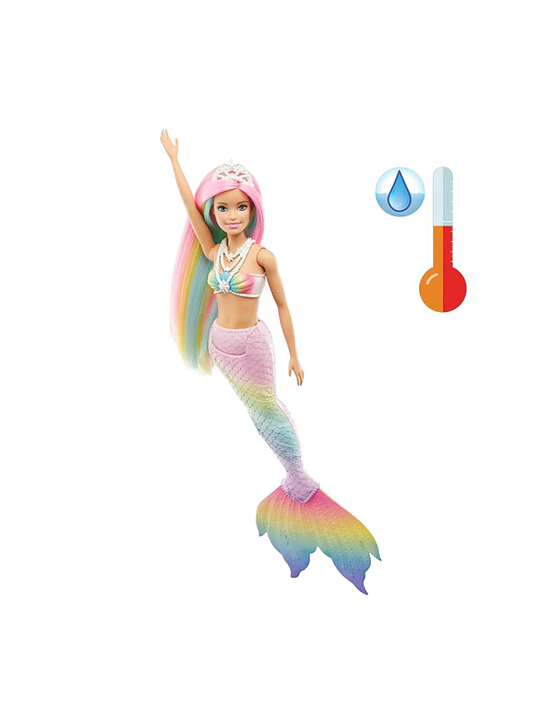 Barbie Sirena Arcoíris Mágico 2