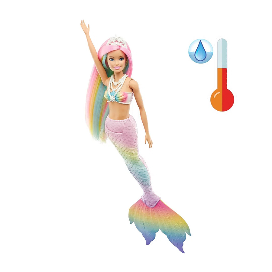 Barbie Sirena Arcoíris Mágico 2