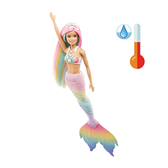 Barbie Sirena Arcoíris Mágico