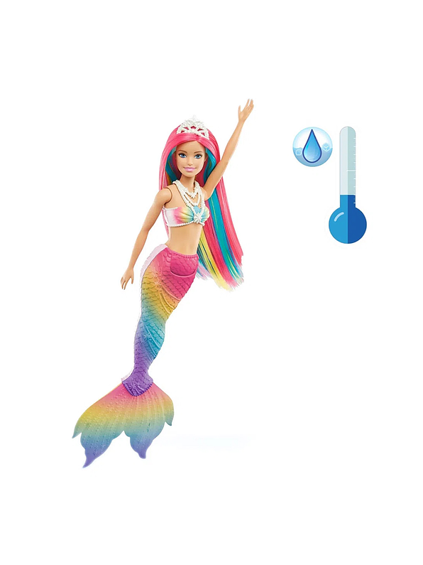 Barbie Sirena Arcoíris Mágico 3