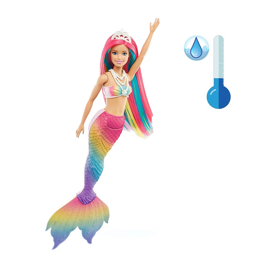 Barbie Sirena Arcoíris Mágico 3