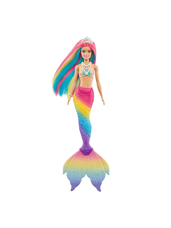Barbie Sirena Arcoíris Mágico 4