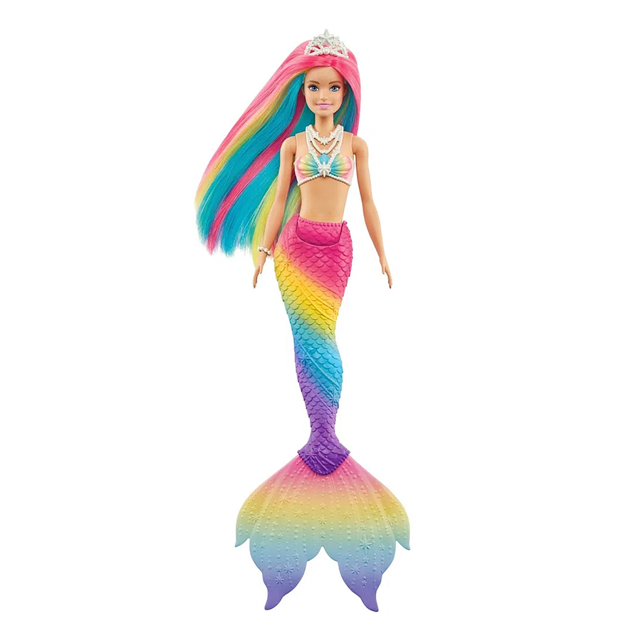 Barbie Sirena Arcoíris Mágico 4