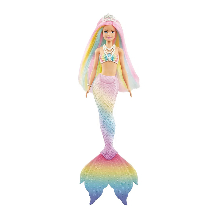 Barbie Sirena Arcoíris Mágico 5