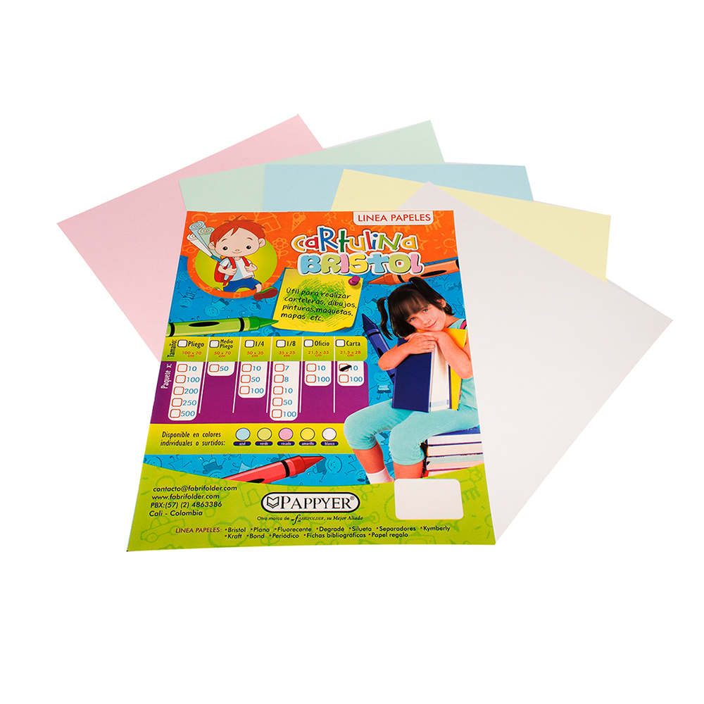 cartulina de colores