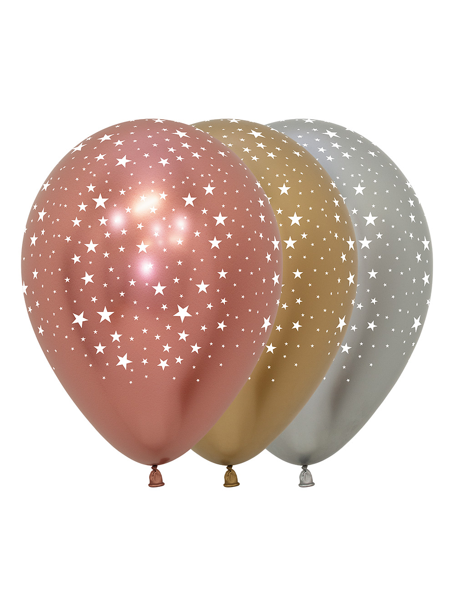 Globo R-5-Reflex Deluxe Infinity Estrellas x12 1