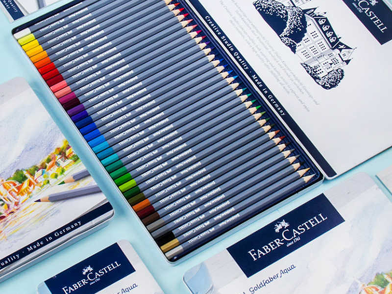 Colores Faber-Castell Gold Aqua x 36 Unidades 1