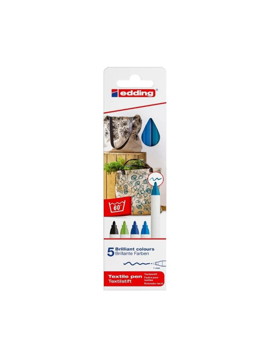Marcadores Edding E4600/5s Colores Fríos  1
